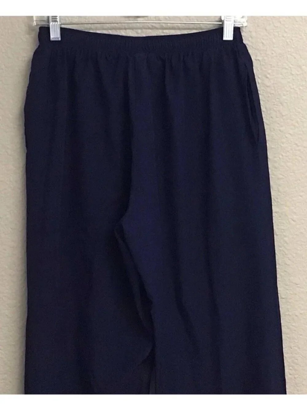 Vintage 90s Adidas Nylon Tracksuit Jacket and Pants Sportswear Size Medium Blue